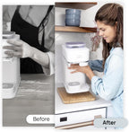 Ibyx Elegant Sliding Tray for Your Coffee Maker & Heavy Kitchen Appliances - Sturdy, Slides Easily from Under The Cabinet (Natural, 21" W x 15" D)