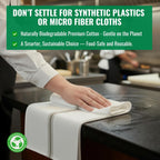 Kitchen Towels | Tea Towel for Craft| Cotton Dish Towels| Reusable Bulk Cleaning Cloths Grey Hand Towels| Soft Super Absorbent Quick Dry Dish Rags Machine Washable 6 Pack 15" x 25"