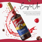 Jimoco Barista Bundle – Jimoco® Syrup Pump + Torani® Cherry Syrup, 25.4 oz