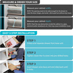 SlidingSusan Pull Out Drawer Organizer for Cabinets, Gliding Soft Close Shelves for Kitchen, Pantry, Bathroom, & Storage Organization, 9 Ply Baltic Birch, 16 Inch Wide x 21 Inch Deep