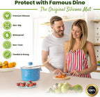 Large Silicone Mat 28" x 20" Multipurpose Mat Thick Heat Resistant, Kitchen Counter Mat Waterproof - Coffee Machine, Glass Top Stove Cover Countertop Protector for Air Fryer, Baking mat (Beige)