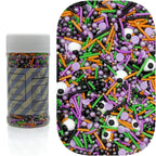 Dynastang Monster Sprinkles Halloween Edible Eyes Cake Decoration Cupcake Toppers Cookie Decorating Perfect for Cakes, Cupcakes, Desserts Toppings 3OZ