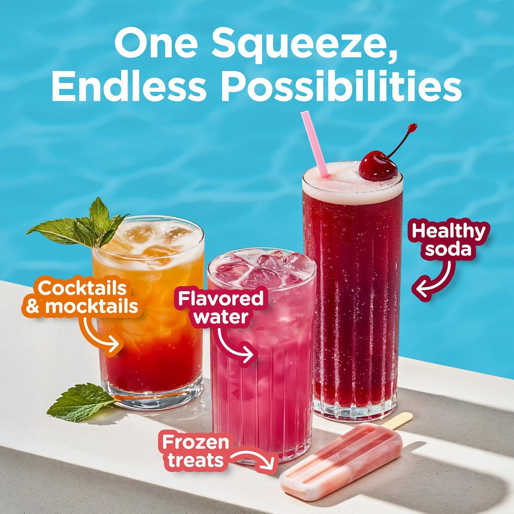 Stur Liquid Water Enhancer | Pomegranate Cranberry | Naturally Sweetened | High in Vitamin C & Antioxidants | Sugar Free | Zero Calories | Keto | Vegan | 5 Bottles, Makes 120 Drinks