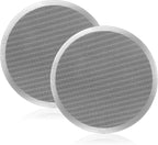 IKAPE 51mm 2pc Espresso Puck Screen, 0.2mm Thickness, Reusable Metal Ultra-thin & Ultra-light Coffee Filters, Food-grade 316 Stainless Steel Coffee Puck Screen for Espresso Baristas