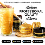 MONÉGASQUE Gold Edible Glitter for Drinks 15g – Edible Glitter for Cakes & Cocktails - Gold Luster Dust for Cocktail, Halloween Food Decorations, Cake Decorating Sprinkles Spray - Drink Shimmer Powder