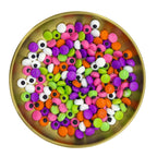 Dynastang Mixed Colour Eyes Sprinkles Halloween Edible Eyes Cake Decoration Cupcake Toppers Cookie Decorating Perfect for Cakes, Cupcakes, Desserts Toppings 3OZ