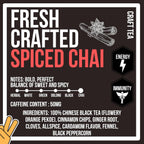 Revival Tea Company Fresh Crafted Spiced Chai Tea - Black Tea Blend with Fresh Spiced Chai Flavor - Loose Leaf 8 Ounces