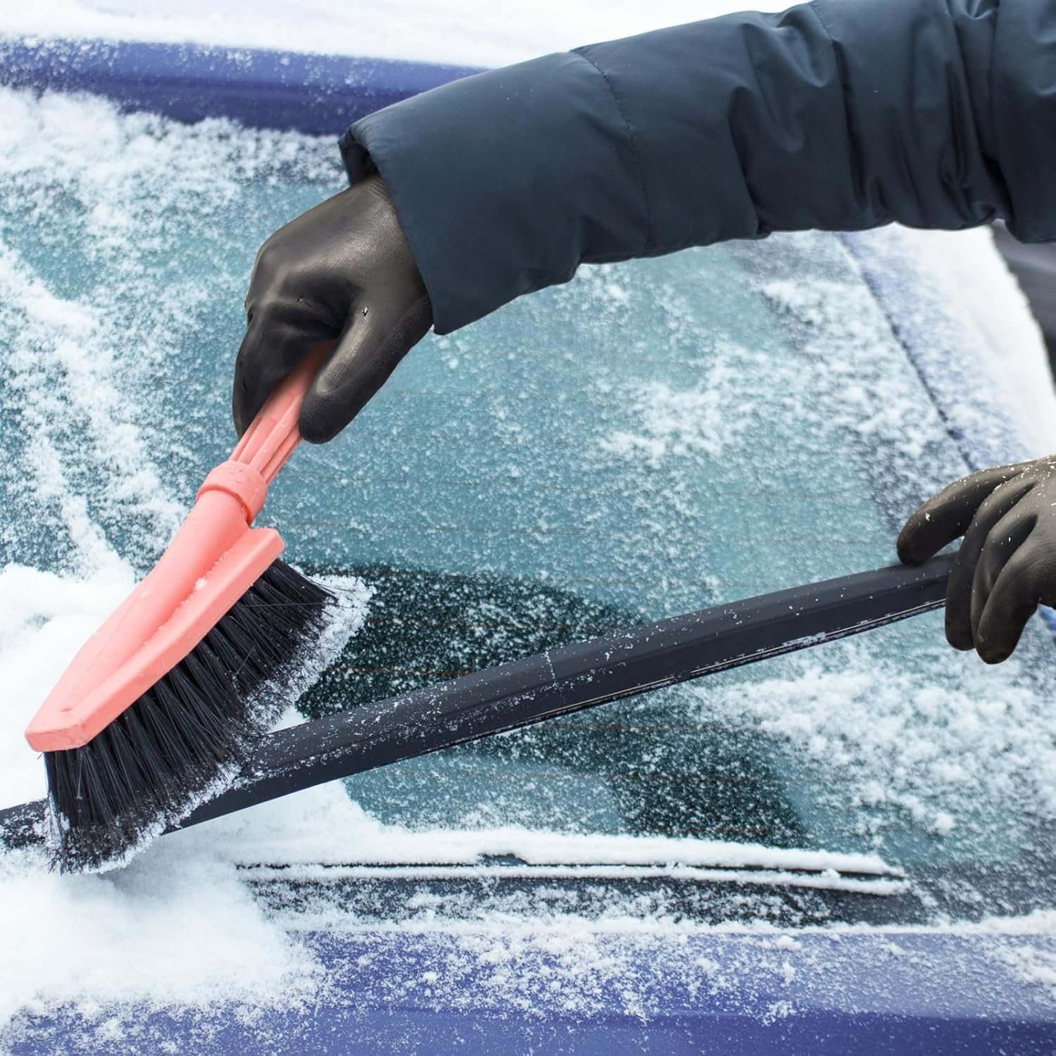 KAYGO Winter Waterproof Work Gloves for Men and Women, 3 Pairs Thermal Insulated Freezer Rubber Coated Gloves,Super Grip,KG160, M, Black