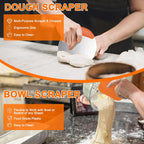 Sourdough Starter Kit,10 Inch Round & 9 Oval Cotton Rope Banneton Bread Proofing Basket with Bread Lame, Scraper,Sling, Dough Whisk,Perfect Gifts for Bakers Sourdough Bread Baking Supplies