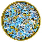 Dynastang Space Theme Sprinkles Planet & Stars & Spaceship Mixed Style Edible Cake Decorations Cupcake Toppers Cookie Perfect for Cakes, Cupcakes, Desserts Toppings 3OZ