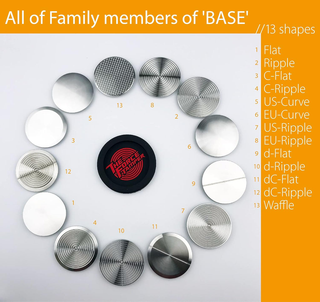 The Force Tamper Optional Tamper Base Pro (d-Ripple, 58.50mm)