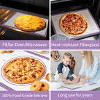 Silicone Baking Mat, Non Stick Pastry Mat Sheet for Dough Rolling, Pie Crust Macarons Baking Sheet, Easy to Clean& Dishwasher Safe, Food Grade Silicone Macaron Cookie Mat