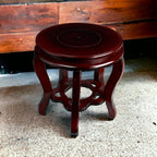 Wooden Fishbowl Display Vase Pot Tall Planter Stand Plant Pot Display Stand (11")