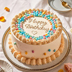 Twisweet Orange Pearl Sprinkles for Cake Decorating, Edible Sugar Pearls for Baking, Mix Size, Cake Topper Cupcake Cookie Ice Cream Dessert Decorations, Halloween Birthday Autumn Party Supplies (130g/4.58oz)