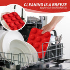 2 Pack 12 Cups Silicone Muffin Pan with Metal Reinforced Frame Regular Size Silicone Molds Cupcake Cake Baking Pans Cookie Baking Chocoflan Cupcake Mold Nonstick Muffin Tin Home Baking Supplies