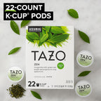 TAZO Zen Green Tea K-Cups, Green Tea Zen for Health and Wellness, 22 Pods