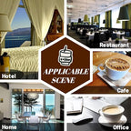 ANTETOK Wooden Coffee Stirrers - Coffee Stir Sticks 5.5 Inch,100pcs Disposable Swizzle Sticks,Swizzle Drink Sticks for Coffee,Tea,Cocktail and Hot Chocolate