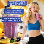 Blueberry Powder - 100% Freeze Dried Blueberries Fruit Powder, No Additives Blueberries Extract for Baking and Flavoring, Rich in Nutrients, Non-GMO, Great for Drinks, Smoothies, Beverages - 4oz