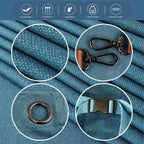 Kitchen Apron, Work Apron, Canvas, Multiple Pockets, Gardening, Painting, BBQ, Artist, Carpenter, Sizes M to XXL, Blue