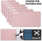 Dish Drying Mat for Kitchen Counter | Coffee Bar Mat for Countertops | Heat Resistant Drainer Mat with Non-slip Rubber Backed | Hide Stain Kitchen Absorbent Draining Mat | Pink 16"x20"