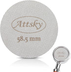 58.5mm Espresso Puck Screen, Espresso Filter for 58mm Portafilter Filter Basket, Reusable Espresso Screen with 1.7mm Thickness 150μm 316 Stainless Steel