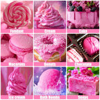 Oil Based Food Coloring for Chocolate - 50ml Pink Upgraded Edible Oil Based Food Dye for Cake Decorating, Baking, Candy Melts, Cookie, Icing Frosting, Fondant, Meringues - 1.69 Fl.Oz Bottles