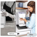 Ibyx Elegant Sliding Tray for Your Coffee Maker & Heavy Kitchen Appliances - Sturdy, Slides Easily from Under The Cabinet (Black, 16" W x 13" D)