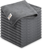 CERAKOTE Microfiber Towels (12 Pack) - Cleaning and Application Towels Durable Microfiber Material - 300 GSM Lint-Free Towel - Ideal for Cars, Home, Shop and Office Cleaning