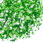 Manvscakes Sprinkles- Edible Cake and Cupcake Sprinkles with Assorted Shapes and Sizes for Parties, Metallic Sprinkle Mix for Cookies, Ice Cream, Cake and Cupcake Decorating, 4 oz (Green and Silver)