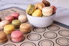 Macaron Silicone Baking Mats - Set of 2 - Full Size - 16.5 x 24, Non-Stick Macaron Mat for Perfect Baking - Dishwasher & Oven Safe, Ideal for Macarons, Cookies, Bread, and More