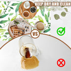 Dish Drying Mat Watercolor Green Leaves Coffee Bar Mat for Countertop Absorbent Hide Stain Rubber Backed Dish Drainer Rack Pad Espresso Machine Cafe Table Decor 11.8 x 19.7 Inch