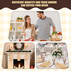 Lounsweer 6 Pcs Thicken Cutting Board Bulk Wood Board for Chopping Serving Charcuterie Material for Laser Engraving Mother' Day Wedding Housewarming Gift