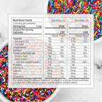 Rainbow Sprinkles, Confetti Sprinkles Bulk, Rainbow Sprinkles for Cake Decorating, Chocolate, Cupcake, Baking Sprinkles, and Ice Cream Toppings. (120g/4.2oz)