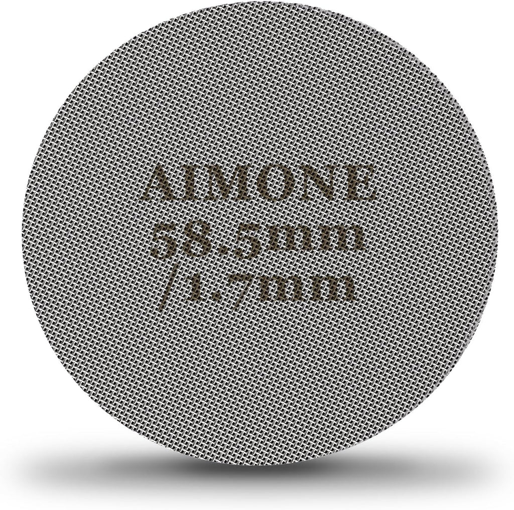 Espresso Puck Screen - Lower Shower Screen Compatible With Espresso Portafilter Filter Basket, Reusable1.7mm Thickness,150μm, 316 Stainless Steel (1, 58.5MM)