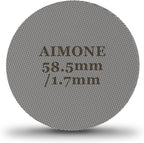 Espresso Puck Screen - Lower Shower Screen Compatible With Espresso Portafilter Filter Basket, Reusable1.7mm Thickness,150μm, 316 Stainless Steel (1, 58.5MM)