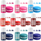 Gel Food Coloring - 20 Colors Gel Food Dye Set, Flavorless Vibrant Edible Concentrated Coloring for Baking, Cake, Cookie, Fondant, Icing, Macaron, Frosting - 0.45 Fl.Oz Bottles