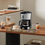 Colorful Wildflowers Dish Drying Mat Meadow Flowers Floral Kitchen Mat 16"x24" Bsorbent Coffee Maker Mat for Dishes,Utensils Coffee Maker Pots and Pans Easy Clean Dish Slip Resistant Pad