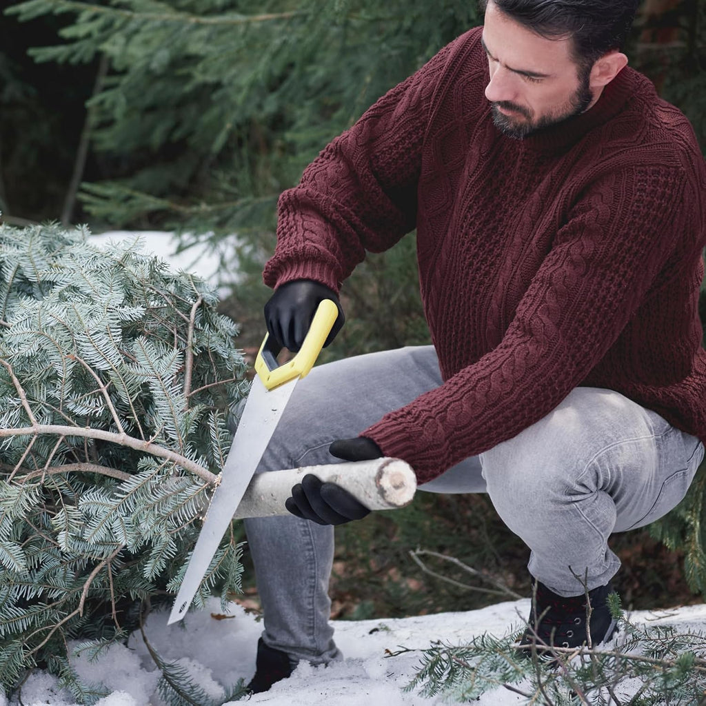 KAYGO Winter Waterproof Work Gloves for Men and Women, Thermal Insulated Freezer Rubber Coated Gloves,Super Grip,XL, KG160