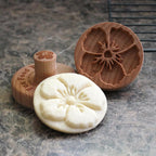Wood Cookie Stamp, 2.5 Inch (Hibiscus Flower CS-101)