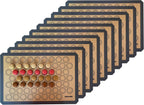 Macaron Silicone Baking Mats - Set of 10 - Full Size - 16.5 x 24, Non-Stick Macaron Mat for Perfect Baking - Dishwasher & Oven Safe, Ideal for Macarons, Cookies, Bread, and More