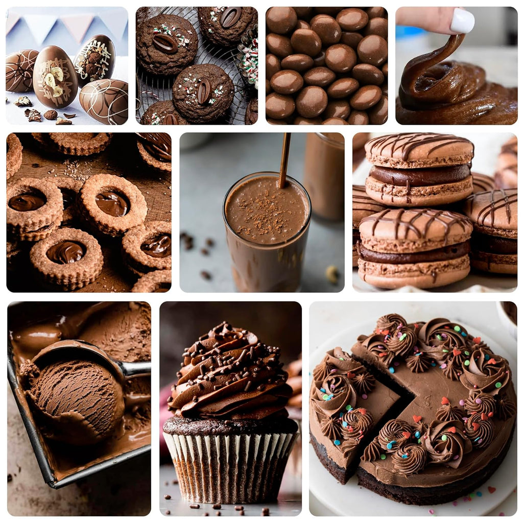 Food Coloring - Vibrant Liquid Icing Food Coloring Set for Baking, Cake Decorating, Easter Egg, Airbrush - Tasteless Food Color Dye for Fondant, Slime, DIY Crafts - 5.5 Fl.oz / 160ml Each (Brown)