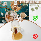 Blossoming Almond Tree Dish Drying Mat for Kitchen Counter Hide Stain Absorbent Drying Rack Pad Rubber Backed Coffee Mat Espresso Machine Coffee Bar Accessories 11.8 x 19.7 Inch