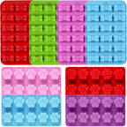 8PCS Silicone Molds Puppy Dog Paw and Bone Shape, Reusable Silicone Chocolate Molds, Non-Stick gummy molds, Dog Treat Molds, Used for Chocolate, Candy,Pudding, Jelly,Ice Cube,Biscuits