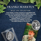 Heritage Pewter Whitetail Deer Square Shot Glass | Hand-Sculpted 1.5 Ounce Shot Glass | Intricately Crafted Metal Pewter Inlay