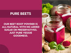 Ancient Roots Beet Root Powder - Freeze - Dried, All-Natural, No Sugar Added, Heart Health Support, Help Boost Stamina Naturally, Natural Food Coloring, Beets, Bulk Size 10.5 Ounces (75 Servings)
