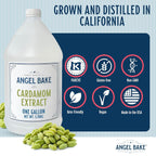 Pure Cardamom Extract, 1 Gallon - Natural Essence for Beverage Formulations, Bulk Manufacturing, Professional Food Developers - Kosher Certified, Vegan, Gluten-Free, Keto Friendly