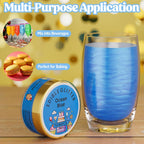 Nomeca Edible Glitter for Drinks Cakes, 8 grams Food Grade Luster Dust Sprinkles Glitter for Cake Decorations, DIY Cocktails, Beverages & Cake Decorating, Dessert Cake Topper (9-Ocean Blue)