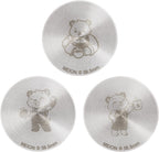 MEION 58.5mm Espresso Puck Screen-3 Pack 0.2mm Ultra Thin Espresso Puck, Stainless Steel Reusable Coffee Filter, Compatible with Espresso Machine 58mm Portafilter Basket