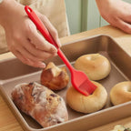 Silicone Basting Pastry Brush, Heat Resistant Silicone Brush Set for Cooking, One-Piece Design Oil Brush, Prefect of Baking, BBQ, Spreading Oil, Butter, Grilling and Marinade, Dishwasher Safe