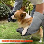 Long Welding Gloves 23.6 Inches 932℉,Heat/Fire Resistant Leather For Mig, Tig, Stick, Forge, BBQ, Grill, Fireplace